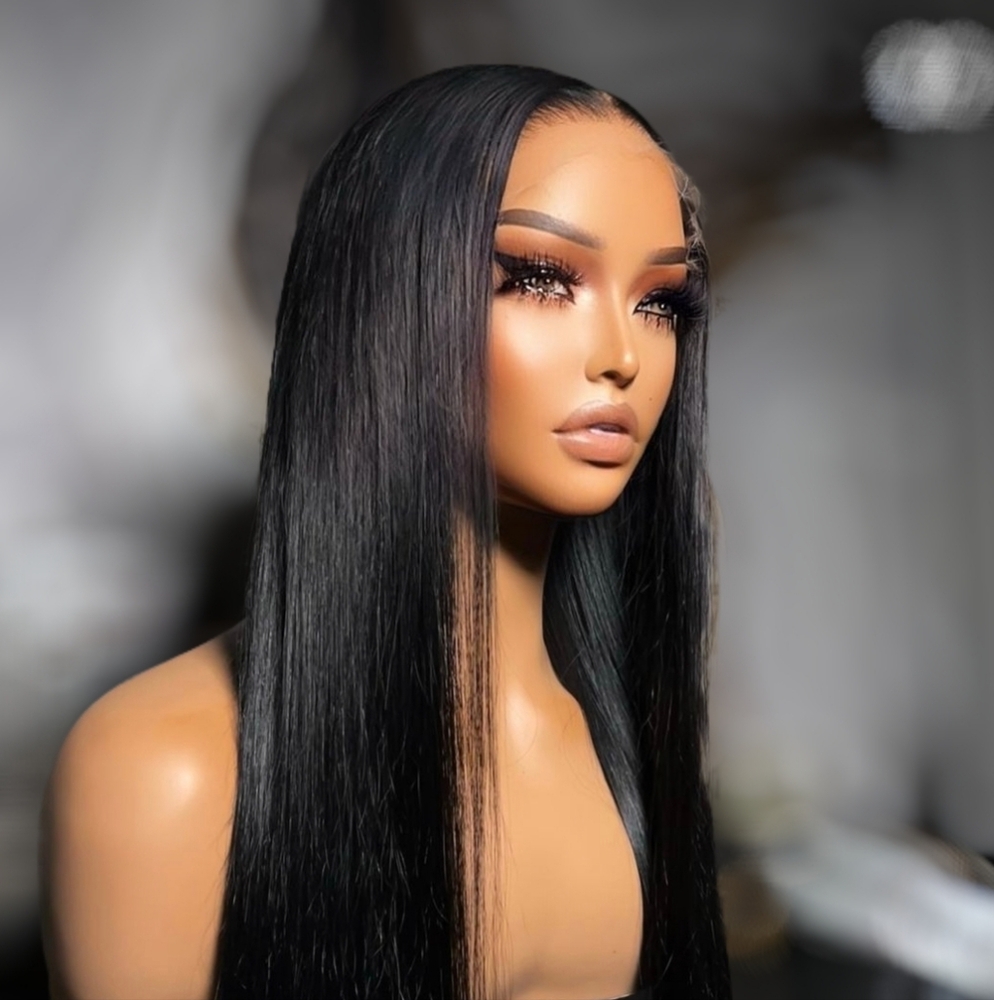 100% Human Hair HD Lace front with side 13×6 parting